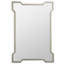 Зеркало в стиле Арт-Деко в серебряной раме Zar Silver (Зар) Svart 70*102 см 